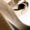 CHANEL 22A Runway Pearl Embellished Shoes 35.5 Beige/ Black *New