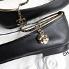 CHANEL 22S Ballerina Flat with Anklet & Charm 37.5 *New