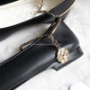 CHANEL 22S Ballerina Flat with Anklet & Charm 37.5 *New