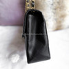 CHANEL Black Vintage Maxi/ XL Jumbo Classic Flap Gold Hw