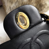 CHANEL Black Vintage Maxi/ XL Jumbo Classic Flap Gold Hw