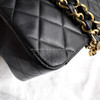 CHANEL Black Vintage Maxi/ XL Jumbo Classic Flap Gold Hw