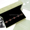 VAN CLEEF & ARPELS Vintage Alhambra Bracelet Carnelian YG