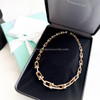 TIFFANY & CO. HardWear Graduated Link Necklace 18K RG *New