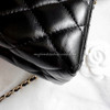 CHANEL 23K Kelly Mini Shopping Bag Gold Hw