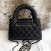CHANEL 23K Kelly Mini Shopping Bag Gold Hw