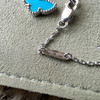 VAN CLEEF & ARPELS Sweet Alhambra Butterfly Pendant Turquoise 18K WG