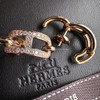 HERMES Adage Earrings Diamonds RG *New