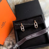 HERMES Adage Earrings Diamonds RG *New