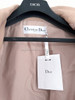 DIOR Leather Jacket Bee Logo 38 Rose *New