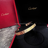 CARTIER Love Cuff Bracelet 18K Rose Gold #17