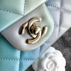 CHANEL 24P Tie Dye Calfskin Mini Flap Bag Lt Gold Hw *New