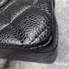 CHANEL Black Caviar Medium Classic Flap GHW