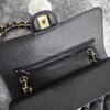 CHANEL Black Caviar Medium Classic Flap GHW