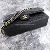 CHANEL Black Caviar Medium Classic Flap GHW