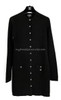 CHANEL 22P Black Knit Long Cardigan/ Dress 36 *New