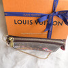 LOUIS VUITTON Xmas Mini Pochette Roller Coaster Rose Pivoine *New
