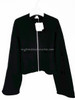 HERMES Reversible Knit Jacket Noir 36 *New