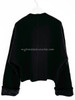 HERMES Reversible Knit Jacket Noir 36 *New