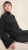 HERMES Reversible Knit Jacket Noir 36 *New