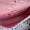 CHANEL 19S Iridescent Pink Medium Classic Flap LGHW