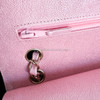 CHANEL 19S Iridescent Pink Medium Classic Flap LGHW