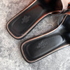 HERMES Oran Sandals 38 Bronze *New