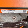 HERMES Mini Pop H Earrings Rose Dragee PHW  *New