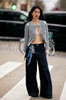 CHANEL 24P Black/ White Tweed Jacket 36
