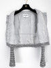 CHANEL 24P Black/ White Tweed Jacket 36