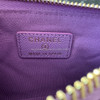 CHANEL 22S Purple Caviar Small Zipped Pouch/ Mini O-Case *New