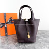 HERMES Picotin 18 Rouge Sellier GHW *New