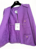 CHANEL 20C Runway Purple Tweed Jacket 36 *New