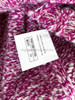 CHANEL 18B Belted Cardi Coat Fuchsia