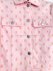 HERMES Chaine d'Ancre Denim Jacket 34 Rose Pop *New