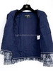 CHANEL 18P Blue Fantasy Tweed Jacket 36
