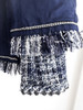 CHANEL 18P Blue Fantasy Tweed Jacket 36
