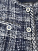 CHANEL 18P Blue Fantasy Tweed Jacket 36