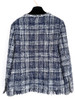 CHANEL 18P Blue Fantasy Tweed Jacket 36