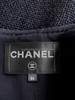 CHANEL 21B Navy Tweed Jacket 36
