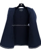 CHANEL 21B Navy Tweed Jacket 36