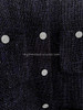CHANEL 21B Navy Tweed Jacket 36