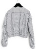 CHANEL 22S Striped Blouse CC Buttons 36