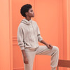 HERMES 'Voyage' Hooded Knit Sweater 38 Beige Grege