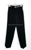 HERMES High Waisted Wool & Leather Pants 34