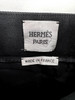 HERMES High Waisted Wool & Leather Pants 34