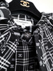 CHANEL 23A CC Logo Tunic Blouse 34