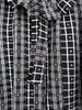 CHANEL 23A CC Logo Tunic Blouse 34