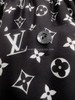 LOUIS VUITTON Monogram Silk Shirt + Shorts 38 *New
