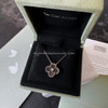 VAN CLEEF & ARPELS 2023 Holiday Pendant Obsidian/ Diamond/ RG